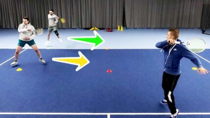 Tennis Shadow Stroke Warm-up: 9 Footwork Drills For Groups