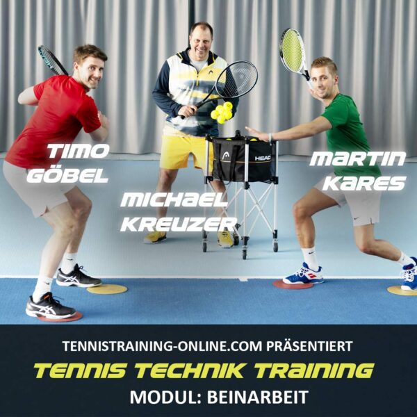 Tennis Techniktraining: Modul Beinarbeit