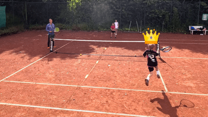 "King of the Court" For Tots In Mini Court - 7 Variations