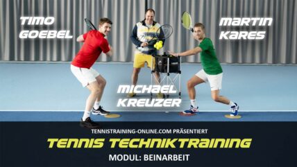 Tennis Techniktraining Modul Beinarbeit