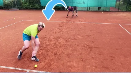 Tennis Reaktionstraining: 6 Übungen für die meisten Altersstufen