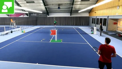 9 Tennis Aufschlag Matchtraining Übungen für 2 Spieler