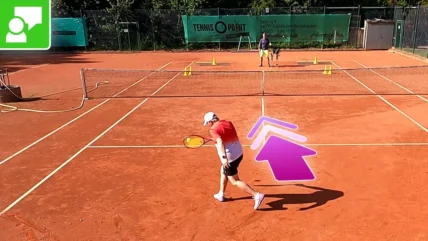 11 Tennisübungen für den Angriffsball im Einzeltraining